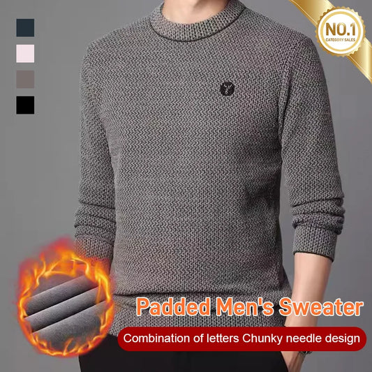 🔥【M-4XL】Nowy męski aksamitny sweter, stylowy, swobodny sweter 4176908