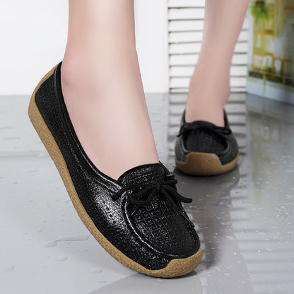 【35-41】 2025 New Style Soft Sole Flat Wszechstronne buty damskie-3923493
