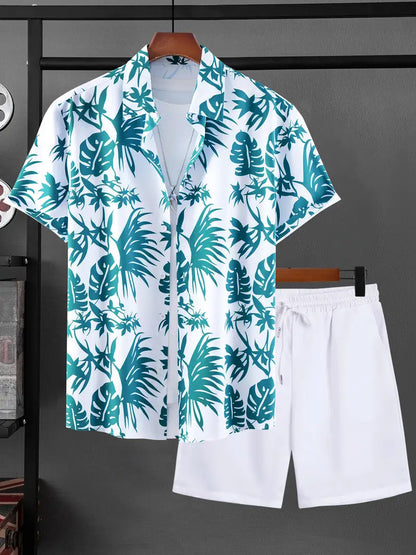 [S–5XL] Νέα Καλοκαιρινή Συλλογή: Ανδρικό Casual Σετ για Παραλία και Διακοπές