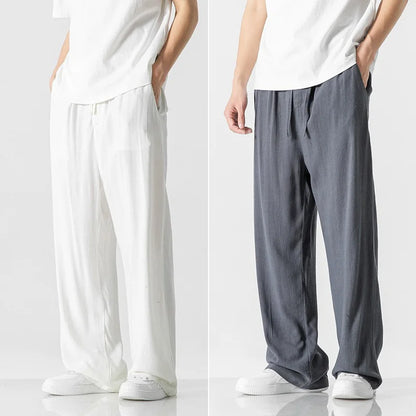 🔥👖【Kupte 1 a dostanete 1 zdarma】Pohodlné letní kalhoty z bavlny a lnu pro volný čas
