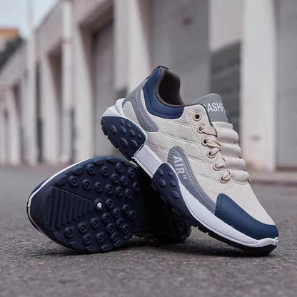 【39-44】 2024 nowe męskie skórzane buty sportowe na co dzień 3784061