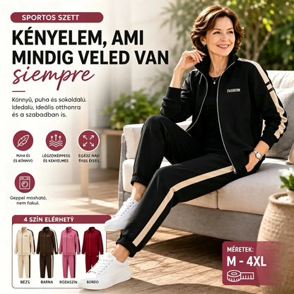 ⭐【50% kedvezmény】🔥【M-5XL】【Dzseki + Nadrág】😍 Új, hétköznapi őszi sportruházat-szett, nagy méretekben