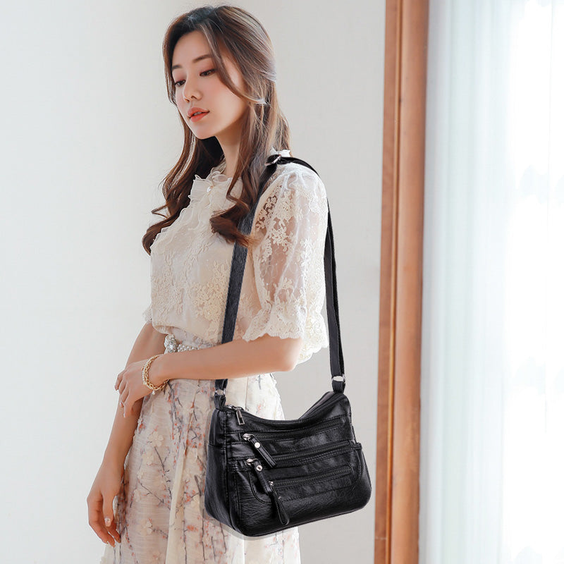 🔥【🔥50% zľava】Módna veľkokapacitná taška cez rameno z mäkkej kože  4144863