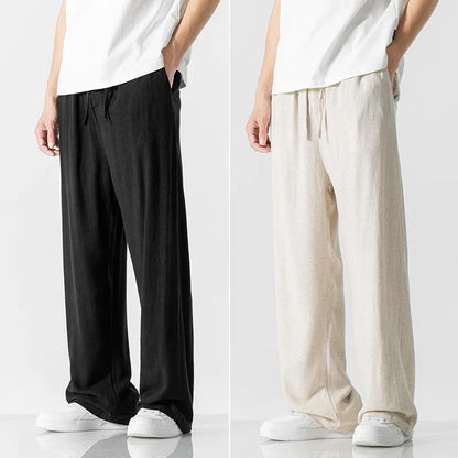 🔥👖【Kupte 1 a dostanete 1 zdarma】Pohodlné letní kalhoty z bavlny a lnu pro volný čas