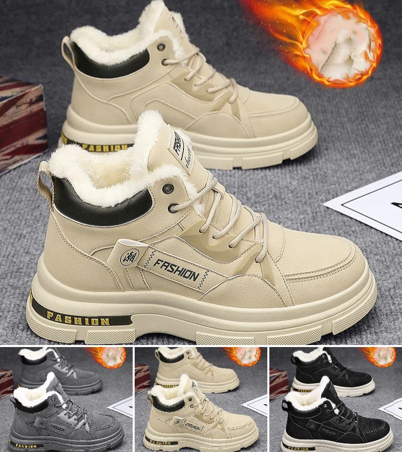 🔥🔥👞【39－44】2024 nowe męskie zimowe, pogrubione, aksamitne, ciepłe buty Martin 3848965