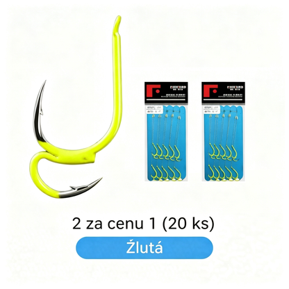 🔥 Kupte 1, získejte 1 zdarma ❤️‍🔥 (20 kusů) Ultra-Sharp Classic dvojité rybářské háčky