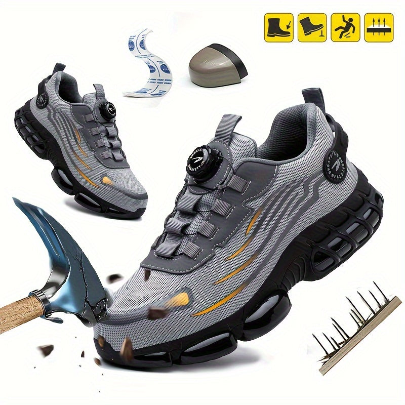 🥾🔥【39-46】Wytrzymałe buty robocze, odpowiednie do codziennego noszenia, odporne na uderzenia i przebicia, ze stalowym noskiem, wygodne i antypoślizgowe. 4225473