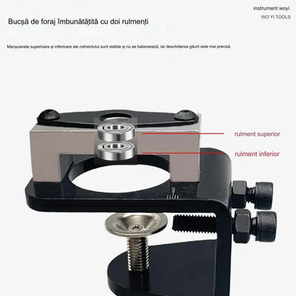 ⚡🕳35mm nastavitelná šablona pro vrtání otvorů na miskové panty s dorazem, dobírka