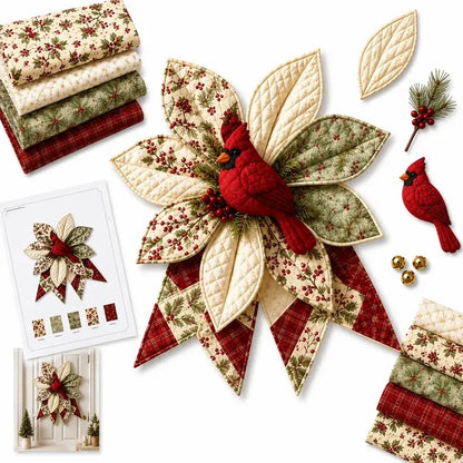 🎄🎄🎁Sada na zavěšení dveří - ručně vyráběná patchworková dekorace
