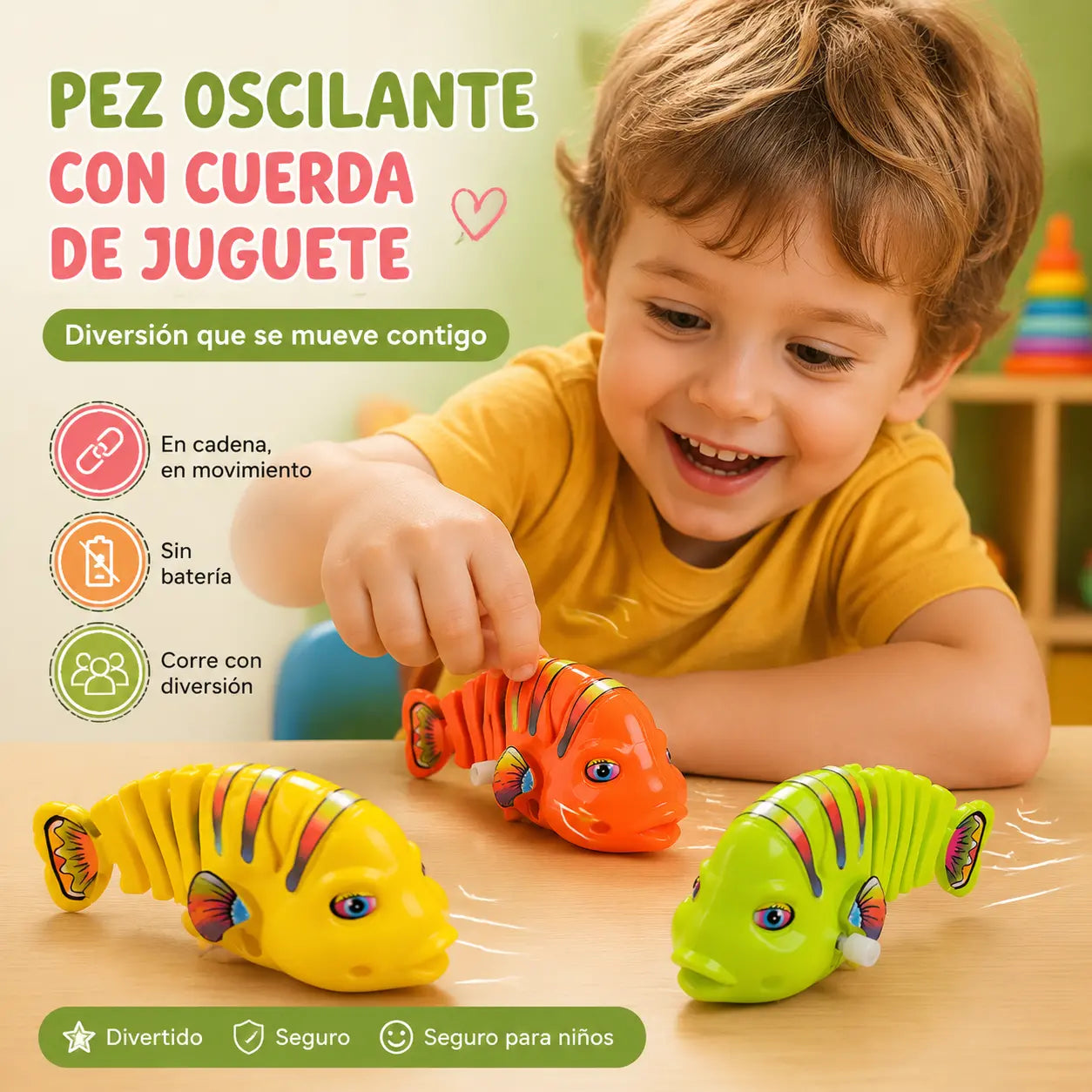 【6 kusů】🐟 Kreativní hračky pro děti