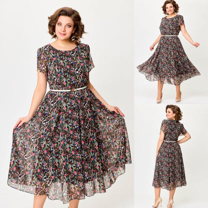 【S-5XL】Elegancka sukienka-3575139