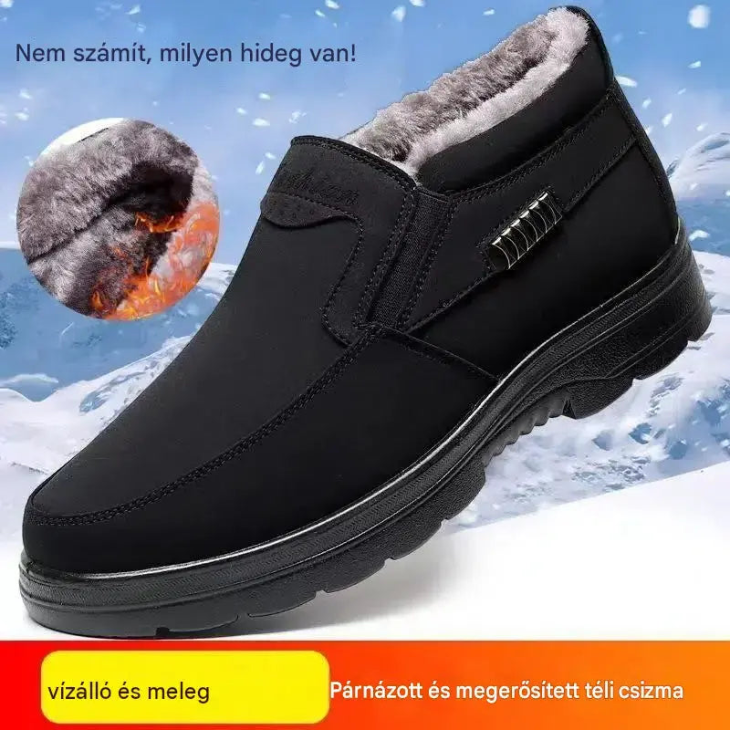 👞 Őszi és téli kedvezmények –45% 🔥🔥 [39–47-es méret] Férficipők – megerősített, meleg és vízálló