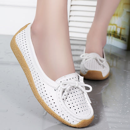 【35-41】 2025 New Style Soft Sole Flat Wszechstronne buty damskie-3923493