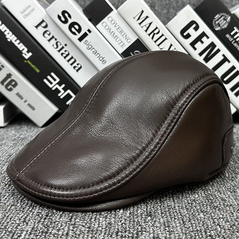 【😍Oferta ograniczona czasowo】Męski beret z owczej skóry w stylu retro-4215451