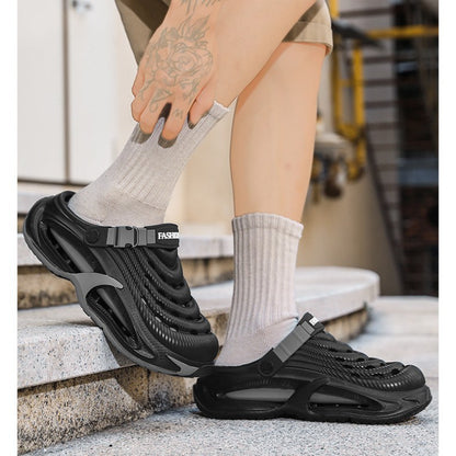👟👟50% ΕΚΠΤΩΣΗ🌬️Ανδρικά σανδάλια 2 σε 1 γενικής χρήσης - χοντρή σόλα EVA, αντιολισθητικά και εξαιρετικά ελαφριά, αναπνεύσιμα🏃‍♂️