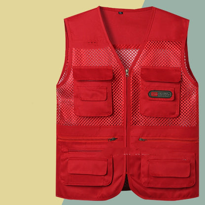 🔥 Hétköznapi, többzsebes funkcionális mellény 【XL-4XL】