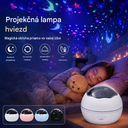 🌠✨✨ Projektor hvězdné oblohy, noční světlo｜Rotační LED lampa🎁