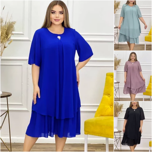🔥😍【S-5XL】 Sukienka z nadrukiem nowość wiosna i lato 2024-3573434