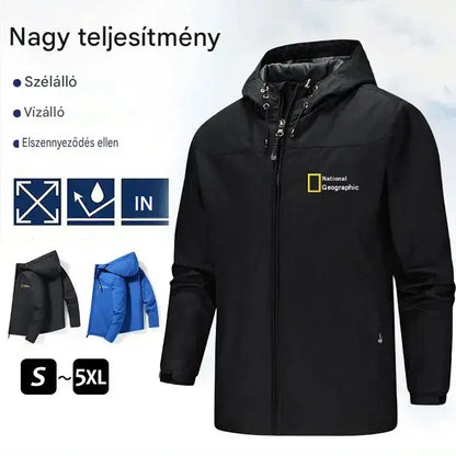 🥼 Kiváló minőségű, uniszex kabát férfiaknak és nőknek – kényelmes, továbbá ellenáll a szélnek, a karcolásoknak, a víznek és az olajfoltoknak