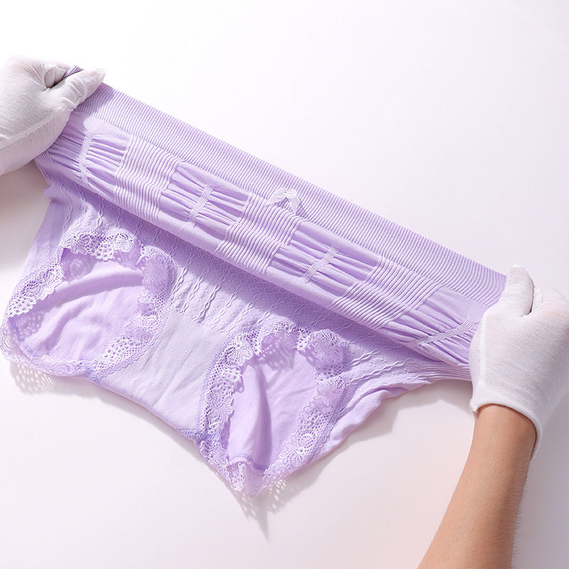 👩【7 sztuka】【Kup jeden, a drugi dostaniesz za darmo】】Antybakteryjne elastyczne majtki kontrolujące brzuch z wysoką talią w dużych rozmiarach（60-100kg）-4213427