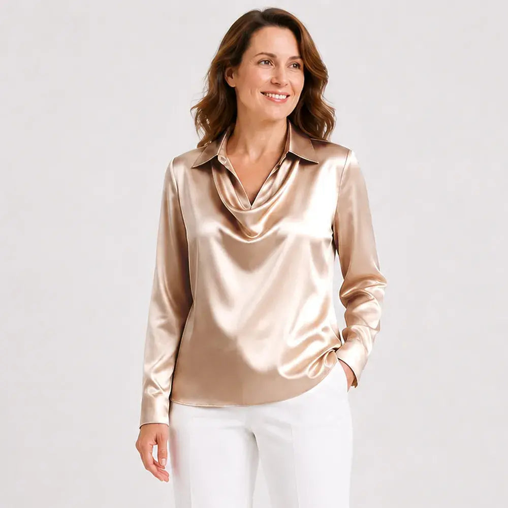 ⏳✨【50% sleva po omezenou dobu】【S-3XL】【40-100 kg】Elegantní dámská košile s potiskem a límcem