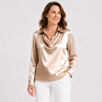 ⏳✨【50% sleva po omezenou dobu】【S-3XL】【40-100 kg】Elegantní dámská košile s potiskem a límcem