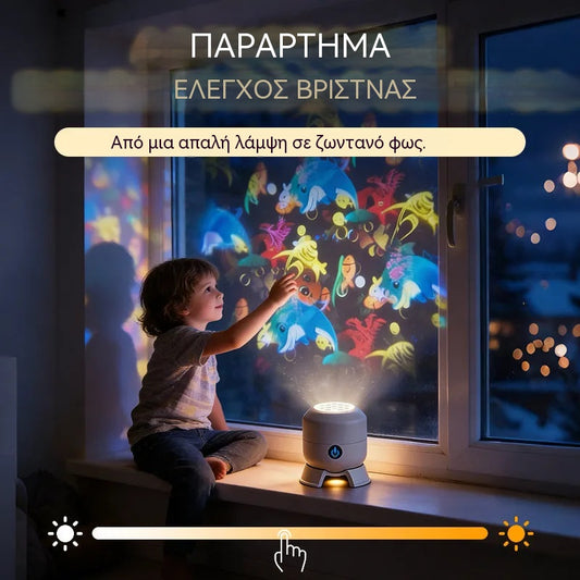 💖🌙【Kupte 1 a získejte 1 zdarma】2026 Dynamicky rotující LED projektorová lampa! ☁️🔥✨