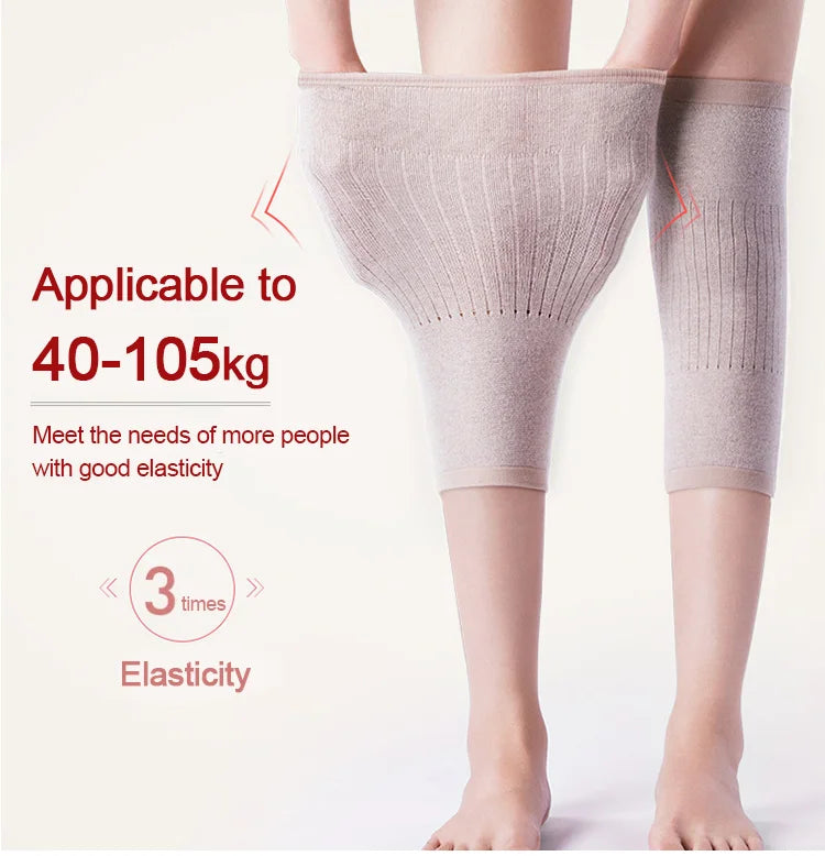✅【40-90kg】kaszmirowe nakolanniki, utrzymują kolana w cieple, wysoka elastyczność antypoślizgowa ❤️
