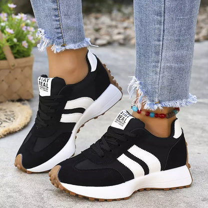 Hétköznapi vastag talpú sportcipő – retro stílus, könnyed léptek, egész napos maximális kényelem! 👟✨