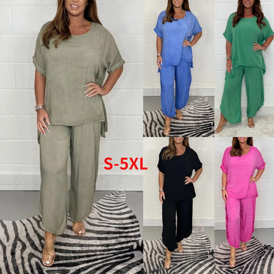 🔥Wyprzedaż sezonowa! Kup teraz!🔥【S-5XL】Modny 2025 casualowy garnitur damski plus size-4005249