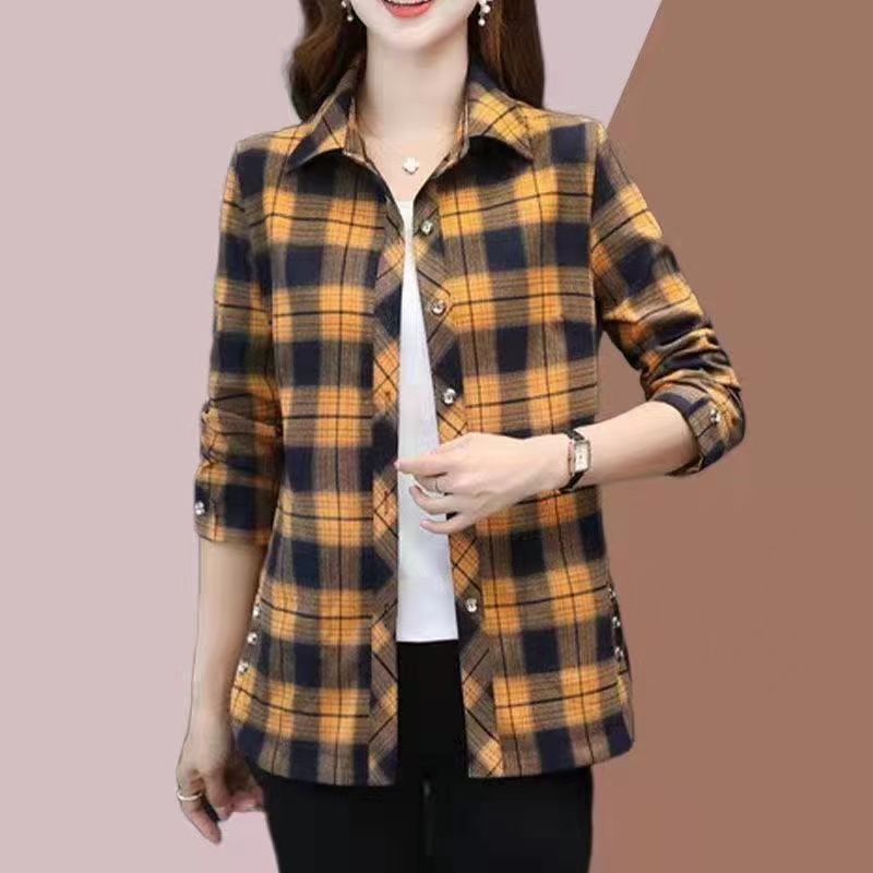 💕【XL-5XL】Nowe modne i wszechstronne jesienne koszule w kratę dla kobiet