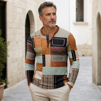 😎Nova moška polo majica z dolgimi rokavi velike velikosti【S-4XL】