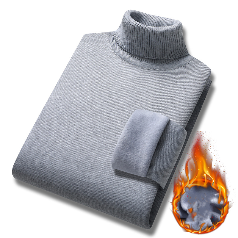 🔥【M-4XL】🔥 Nowy, lekki, luksusowy męski sweter z golfem z kaszmiru, swobodny, biznesowy sweter 4225465