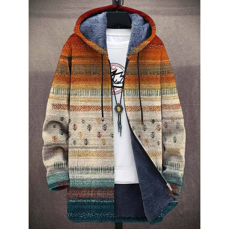 👔【S-4XL】Pánská zimní bunda s vlněnou podšívkou ve větších velikostech