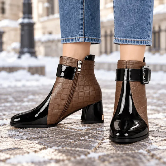 👢50 % popust🔥【 35–40】Elegantni ženski jesenski gležnjarji – modni in vsestranski