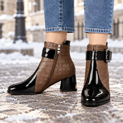 👢50 % popust🔥【 35–40】Elegantni ženski jesenski gležnjarji – modni in vsestranski