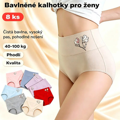 ⭐🔥Poslední 2 dny 50% sleva🌟(8 ks)【40-100 kg】Bikiny z antibakteriální bezešvé bavlny🔥