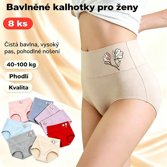 ⭐🔥Poslední 2 dny 50% sleva🌟(8 ks)【40-100 kg】Bikiny z antibakteriální bezešvé bavlny🔥