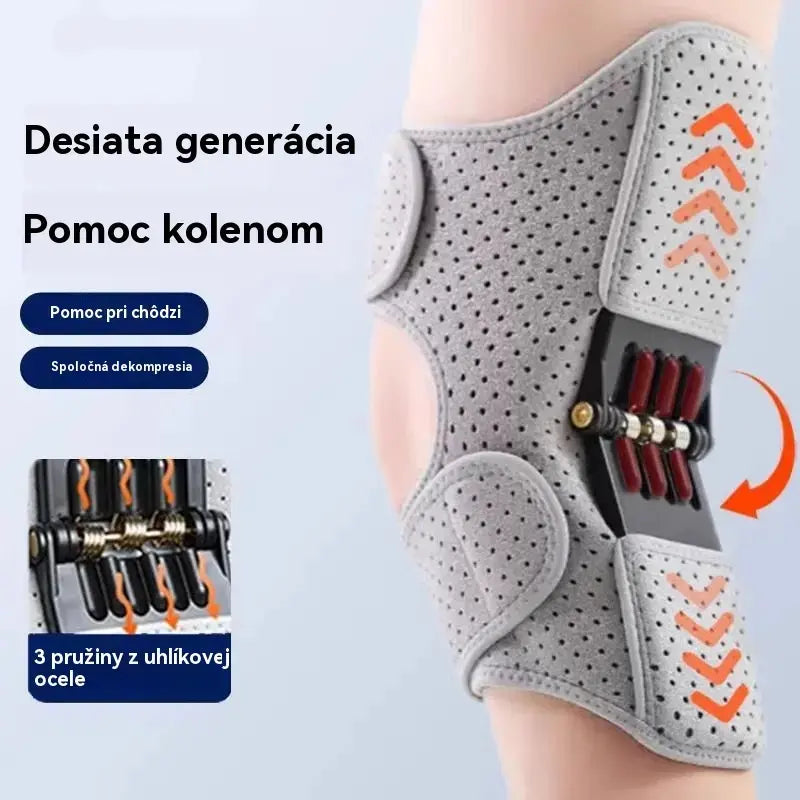 🔥 Sportovní kolenní bandáž s tlumením nárazů a pružností, účinně chrání kolena.
