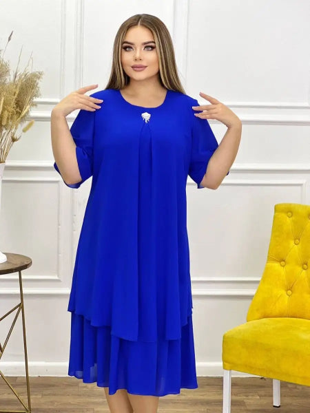 🔥😍【S-5XL】 Sukienka z nadrukiem nowość wiosna i lato 2024-3573434