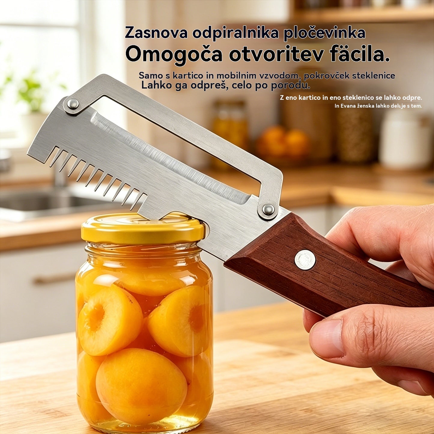 ✅Kupite 1, dobite 1 gratis (dva artikla)🧅🔪 Večnamenski kuhinjski lupilec 3 v 1: Lupi, seklja zelenjavo, reže meso in odpira steklenice! 🔥