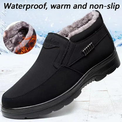 👞【Časově omezená nabídka: poloviční cena】🔥【39-47】Nejprodávanější pánské zimní boty: hřejivá fleecová podšívka a voděodolné provedení.