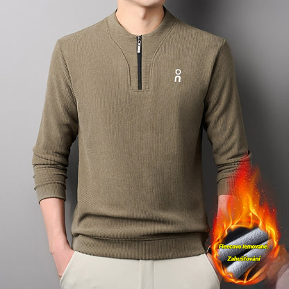 🔥【M-4XL】Nowa modna bluza z grubego polaru z zamkiem błyskawicznym do połowy 4205901