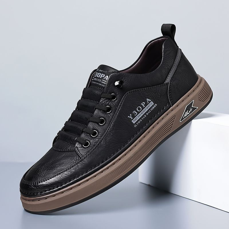 【39-44】2026 Męskie oddychające skórzane buty biznesowe casual-4239029