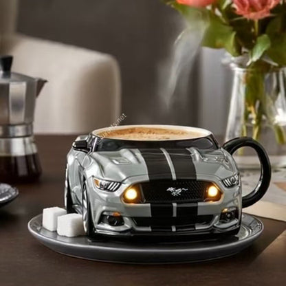 【Kup 1, otrzymaj 1】☕☕Kubek do kawy w kształcie samochodu sportowego z rdzeniem ze stali nierdzewnej 304, żywica-4066432