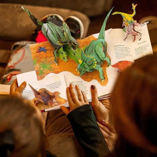 📕 3D prehistoryczna encyklopedia dinozaurów, książka z wyskakującymi okienkami, encyklopedia dinozaurów-4105969