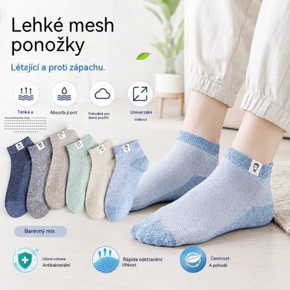 10 párů 520 Kč🔥⚡🧦Pánské prodyšné antibakteriální a zápachu odolné ponožky