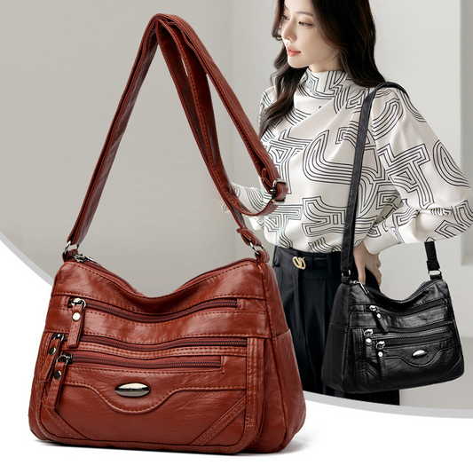 🔥【50% sleva v akci】 💟Nová měkká kožená taška přes rameno s velkou kapacitou 2026