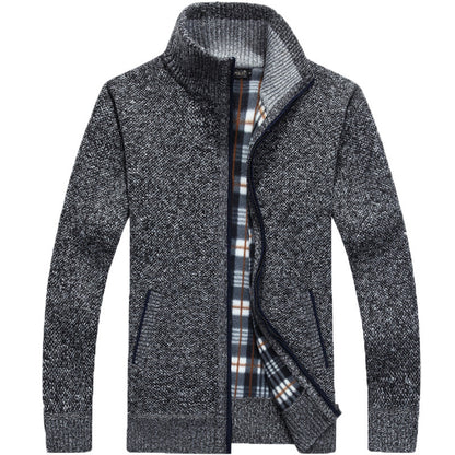 🔥【M~3XL】2025 męski sweter oversize z luźnym zamkiem-4145996