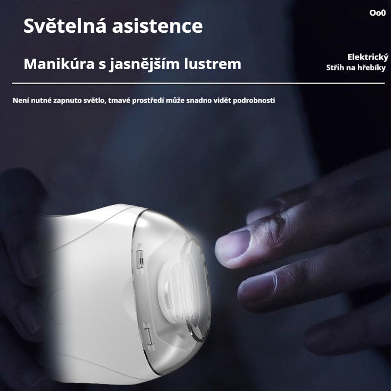 💅 ✨ Nová verze 2025! Automatický pilník na nehty – bezpečná a šetrná péče o nehty 👶🔧 4182037